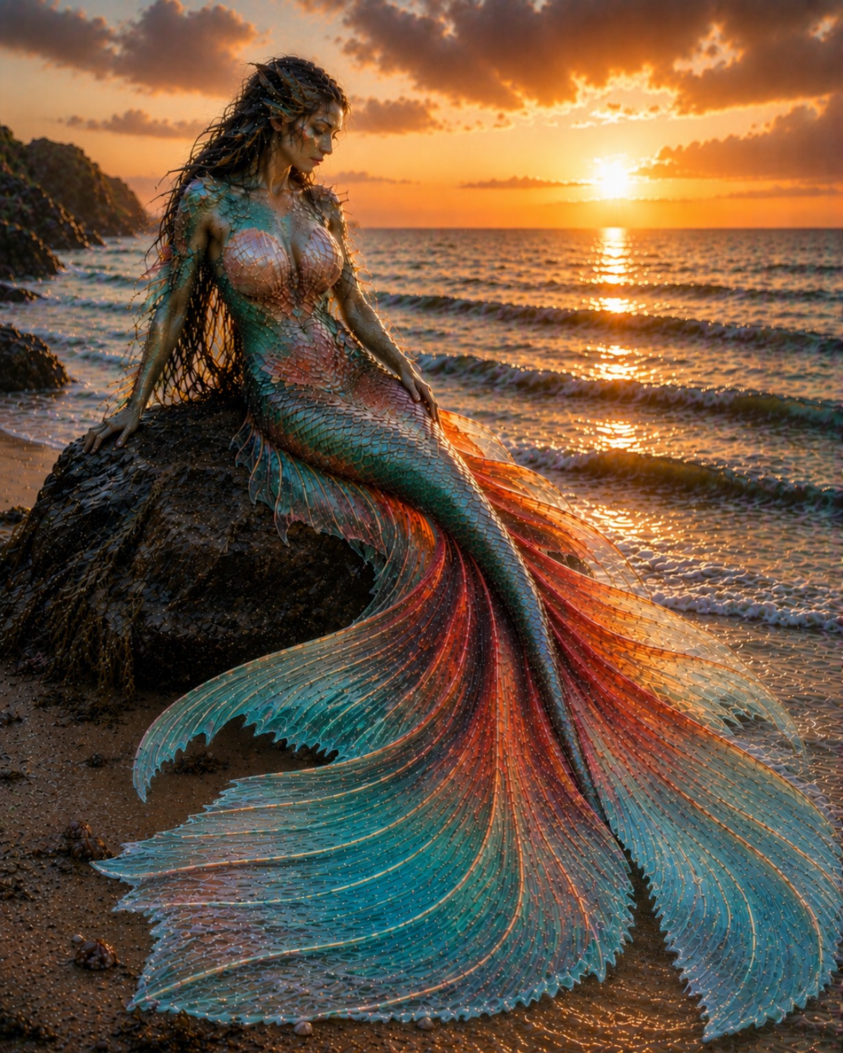 By the Sea original realistic artwork